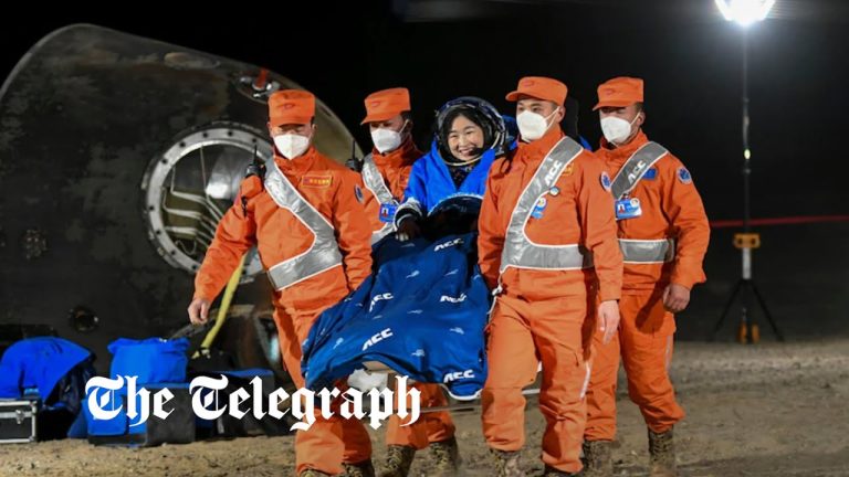 Three Chinese taikonauts back on Earth
