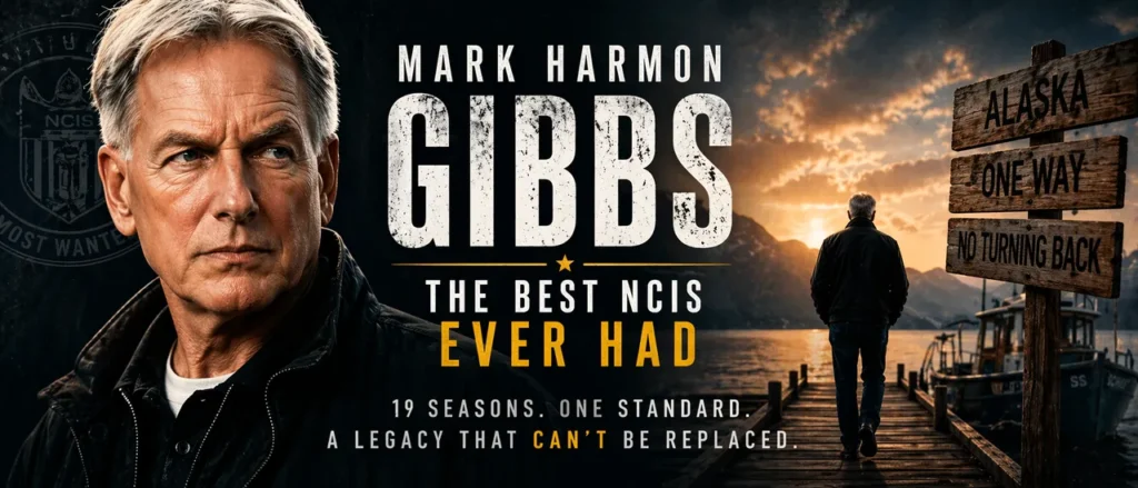 Mark Harmon as Leroy Jethro Gibbs standing near waterfront in NCIS