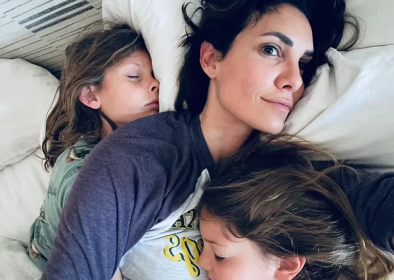 Daniela Ruah shared the tender moment with her kids on Instagram