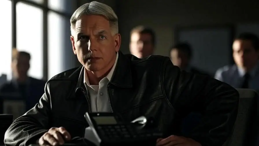 Gibbs ignores a ringing phone on his desk at NCIS.