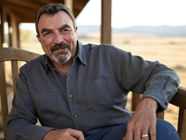 Tom Selleck At home on the California ranch