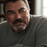 Tom Selleck looking thoughtful in a candid portrait