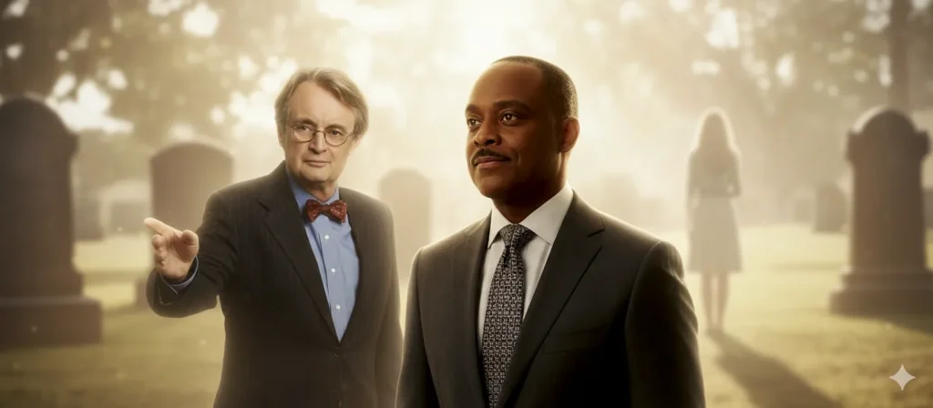 Leon Vance with Ducky in afterlife scene NCIS 500th episode